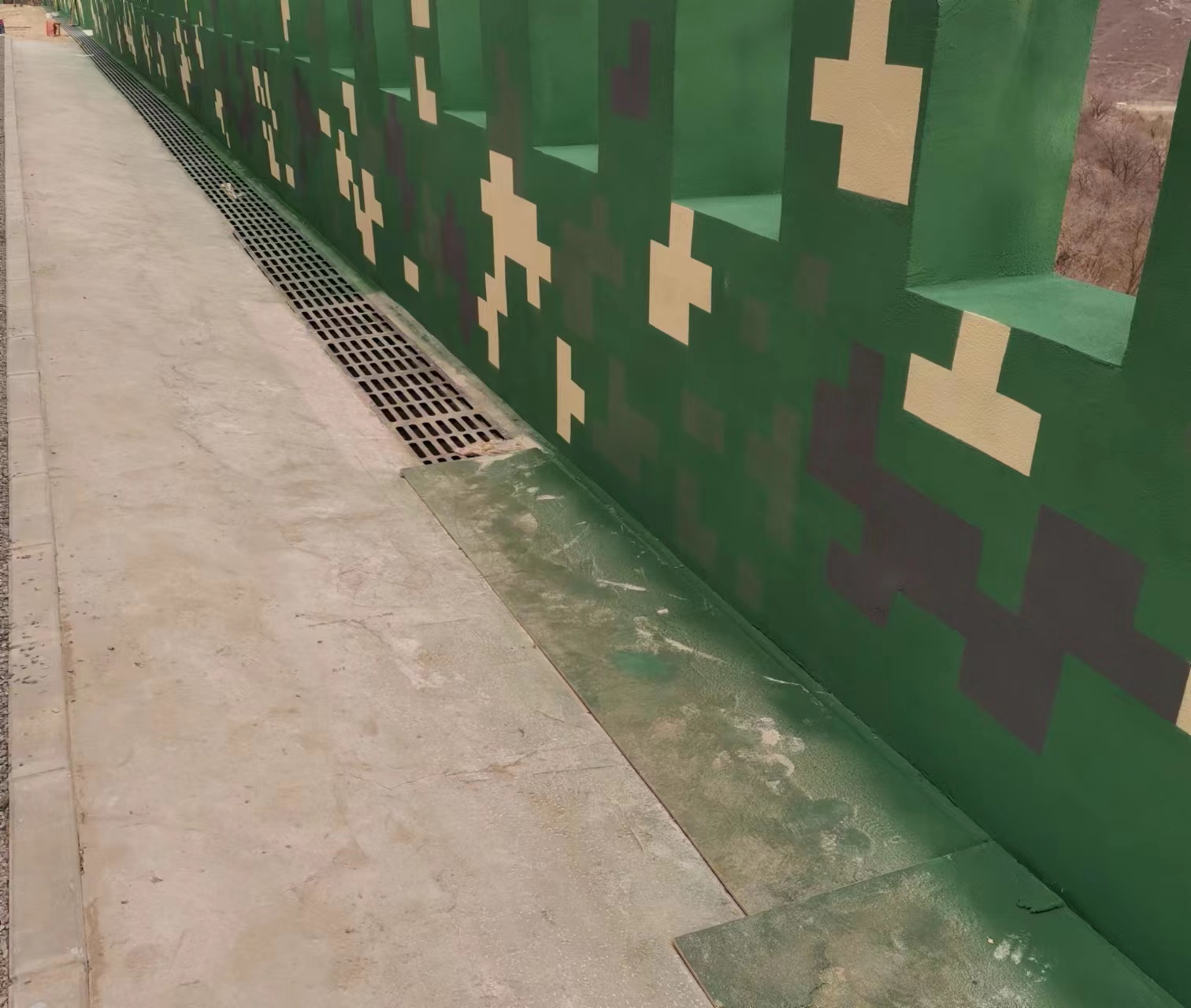 汉中围墙迷彩喷涂,数迷彩漆